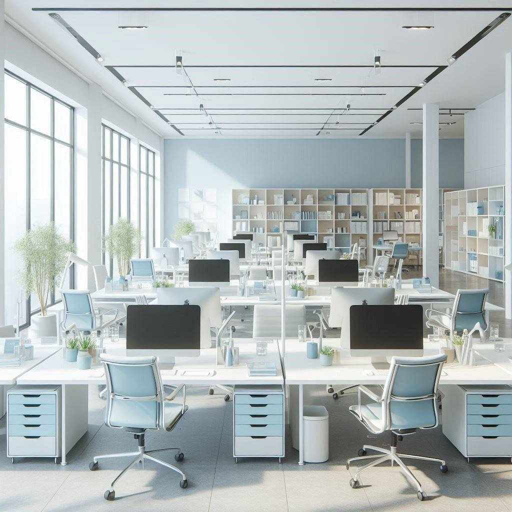 写字楼办公办公区环保材料面对办公资料归档时项目管理组怎样避免重复处理